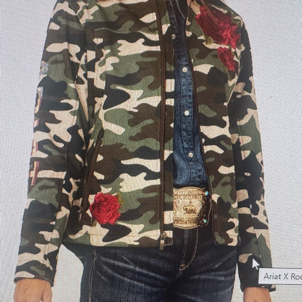 Ariat Women's Utility Jacket with Camouflage and Red Accents